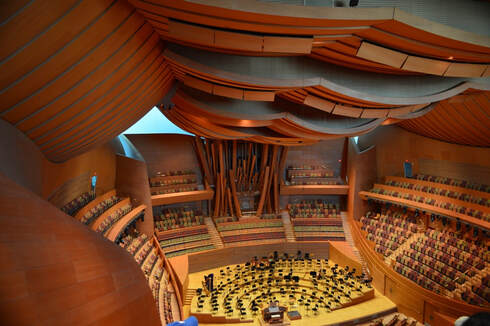 Walt Disney Concert Hall, Los Angeles, Calidornia, and its organ