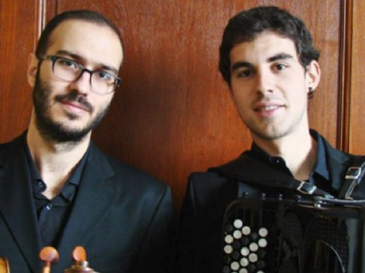 Diphonon Duo, Michael Iskas, viola, Iñigo Mikeleiz Berrade, accordion,