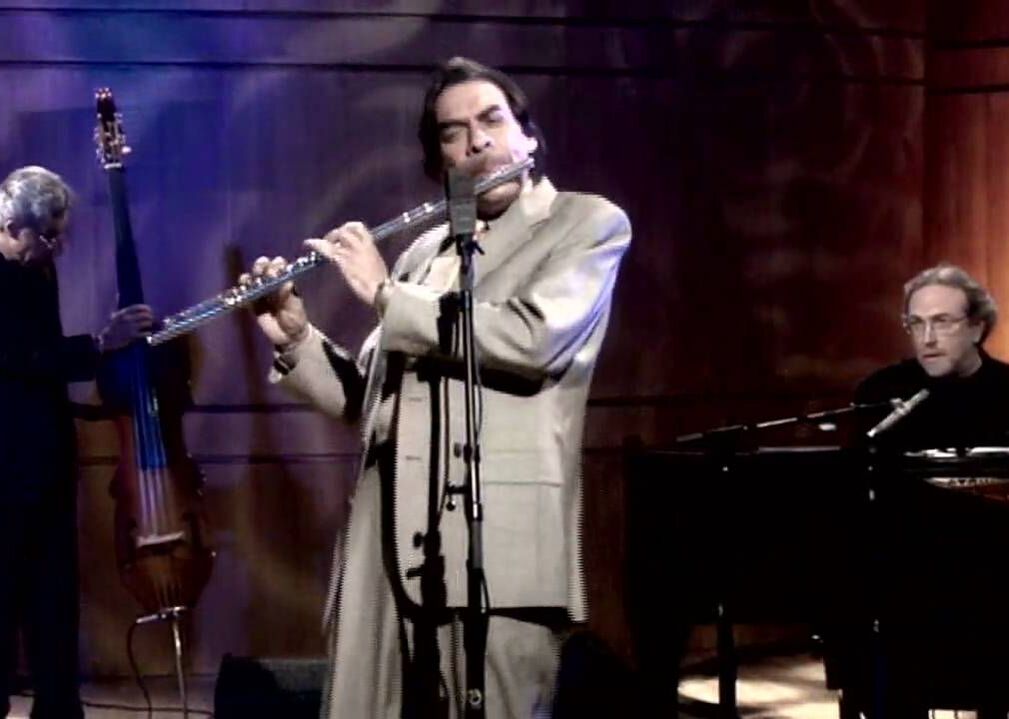Dave Valentin, jazz flute.