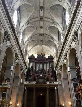 Église St-Sulpice, Paris, interior, organ Cavaillé-Coll,